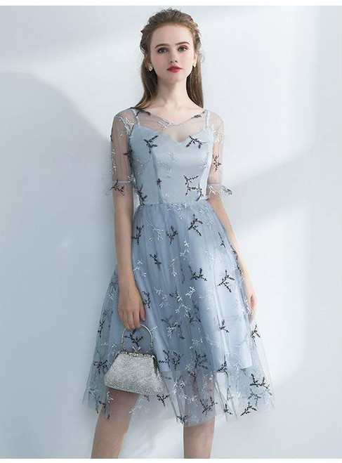 Elegant Silver Dresses